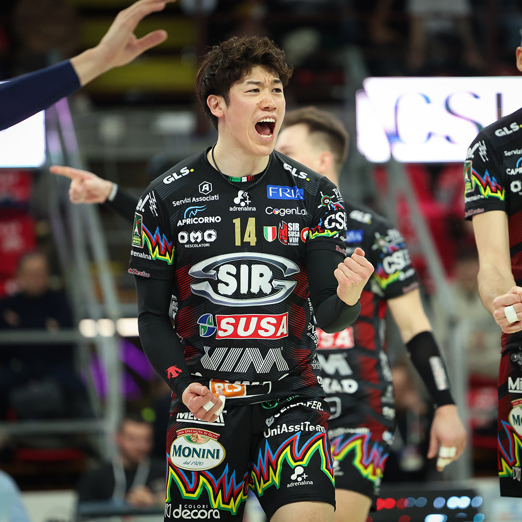 SIR SUSA VIM PERUGIA ORIGINAL SUPERLEGA HOME 24/25 ユニフォーム〈ホーム〉【石川祐希選手 直筆サイン入り】